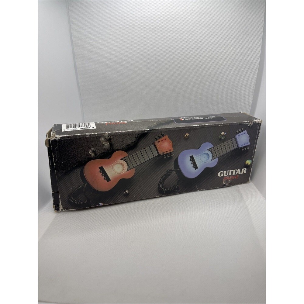 Youmax Guitar Telephone Vintage 1990s Complete Box Untested